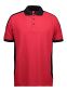 Pro Wear Poloshirt med kontrast: Størrelse: 6XL, Farve: Rød