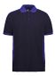 Pro Wear Poloshirt med kontrast: Størrelse: 6XL, Farve: Navy