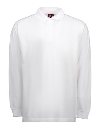 Pro Wear Poloshirt, langærmet, m. trykknap