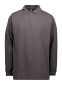 Pro Wear Poloshirt, langærmet, m. trykknap: Størrelse: 6XL, Farve: Silver grey