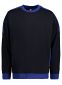 Pro Wear Sweatshirt med kontrast: Størrelse: 6XL, Farve: Navy