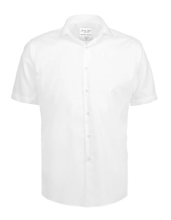 Seven Seas Poplin skjorte, modern, herre