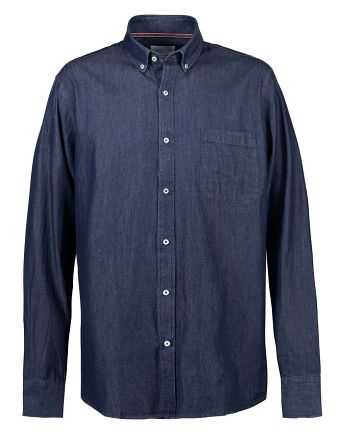 Seven Seas Soft Denim skjorte, modern, herre