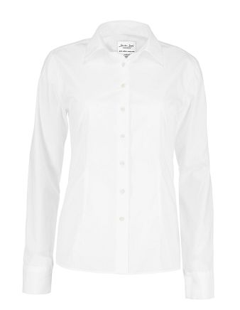 Seven Seas Poplin skjorte, modern, dame