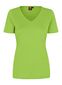 Interlock, T-shirt, v-hals, dame: Størrelse: XL, Farve: Lime