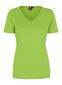 Interlock, T-shirt, v-hals, dame: Størrelse: XL, Farve: Lime
