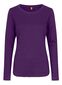 Interlock T-shirt, langærmet, dame: Størrelse: 3XL, Farve: Lilla