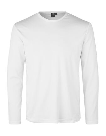 Interlock T-shirt, langærmet, herre