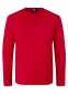 Interlock T-shirt, langærmet, herre: Størrelse: XL, Farve: Rød