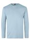 Interlock T-shirt, langærmet, herre: Størrelse: XL, Farve: Lys blå