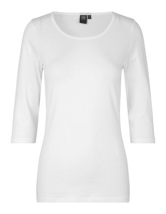 Stretch T-shirt 3/4-ærmet, dame