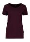 Core slub tee, dame: Størrelse: XL, Farve: Mørk bordeaux