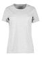 T-shirt Økologisk, dame: Størrelse: 3XL, Farve: Lys grå melange