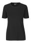 Stretch T-shirt, dame: Størrelse: 3XL, Farve: Sort