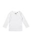 Neutral Langærmet Baby T-shirt: Størrelse: 92 cm., Farve: White