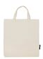 Neutral Shopping Taske m. korte stropper : Farve: Nature