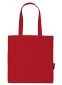 Neutral Shopping Taske m. lange stropper: Farve: Red