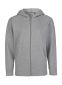 Neutral hættesweat m. lynlås, børn: Size: 152/158, Colour: Sport grey melange