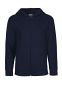 Neutral hættesweat m. lynlås, børn: Size: 152/158, Colour: Navy