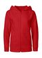 Neutral Hoodie m. lynlås, børn: Størrelse: 152/158, Farve: Red