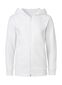 Neutral Hoodie m. lynlås, børn: Størrelse: 152/158, Farve: White