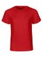 Neutral T-shirt, børn: Størrelse: 152/158, Farve: Red