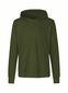 Neutral Jersey Hoodie m. lynlås, unisex: Størrelse: 3XL, Farve: Military