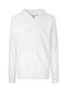Neutral Jersey Hoodie m. lynlås, unisex: Størrelse: 3XL, Farve: White