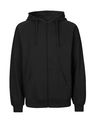 Neutral Hoodie m. lynlås, herre