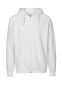 Neutral Hoodie m. lynlås, herre: Størrelse: 3XL, Farve: White