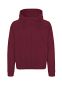 Neutral Hoodie m. skjult lynlås, unisex: Størrelse: 3XL, Farve: Bordeaux