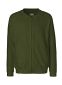 Neutral Sweatshirt m. lynlås, unisex: Størrelse: 3XL, Farve: Military