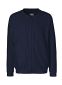 Neutral Sweatshirt m. lynlås, unisex: Størrelse: 3XL, Farve: Navy