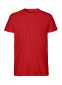 Neutral Fitted T-shirt, herre: Størrelse: 3XL, Farve: Red