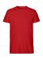 Neutral Fitted T-shirt, herre: Size: 3XL, Colour: Red