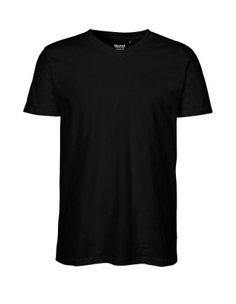 Neutral Fitted T-shirt m. v-hals, herre