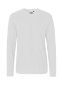 Neutral Langærmet T-shirt m. v-hals, herre: Størrelse: 3XL, Farve: White