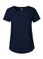 Neutral Roll Up Sleeve T-shirt, dame: Størrelse: 2XL, Farve: Navy