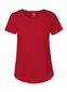 Neutral Roll Up Sleeve T-shirt, dame: Størrelse: 2XL, Farve: Red