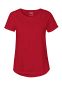 Neutral Roll Up Sleeve T-shirt, dame: Størrelse: 2XL, Farve: Red