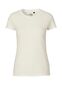 Neutral Fitted T-shirt, dame: Størrelse: 2XL, Farve: Nature