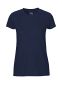 Neutral Fitted T-shirt, dame: Størrelse: 2XL, Farve: Navy