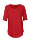 Neutral Half Sleeve T-shirt, dame: Størrelse: 2XL, Farve: Red