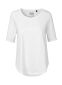 Neutral Half Sleeve T-shirt, dame: Størrelse: 2XL, Farve: White