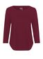 Neutral T-shirt m. 3/4 ærmer, dame: Størrelse: 2XL, Farve: Bordeaux
