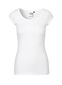 Neutral T-shirt m. O-hals, dame: Størrelse: 2XL, Farve: White