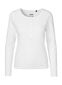 Neutral Langærmet Granddad T-shirt, dame: Størrelse: 2XL, Farve: White