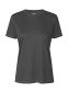 Neutral Recycled Polyester T-shirt, dame: Størrelse: 2XL, Farve: Charcoal
