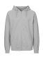 Neutral Tiger Cotton Hoodie m. lynlås, unisex: Størrelse: 3XL, Farve: Sport grey melange