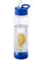 Tutti frutti flaske m. infuser: Farve: Blå